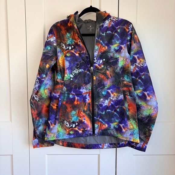 Spyder Pryme Multicolor Shell Tie-Dye Jacket | S - Picture 2 of 7
